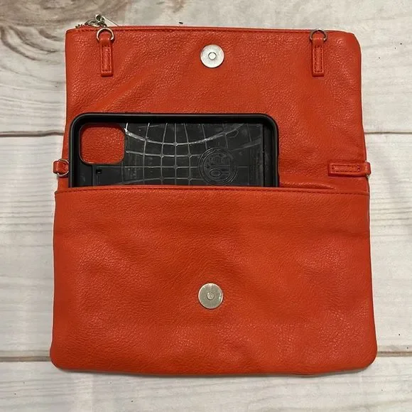 GRACE Adele Orange Clutch - Picture 10 of 10